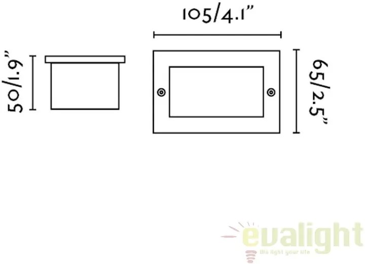 Spot LED incastrabil de exterior cu protectie IP65 GRON 70134
