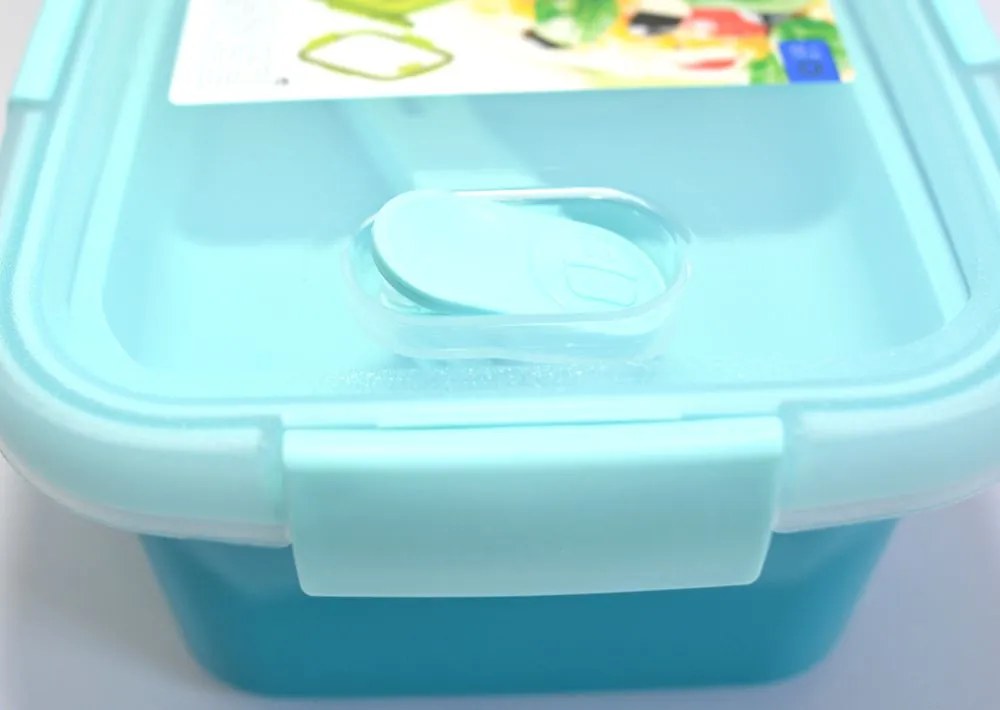 Cutie de călătorie cu tacâmuri SMART TO GO 1,1L - albastru
