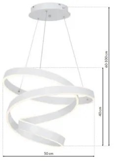 Lustră LED pe cablu ANDROMEDA LED/45W/230V