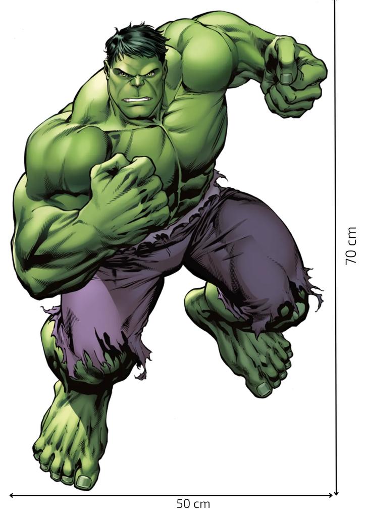 Autocolant de perete "Hulk” 50x70cm