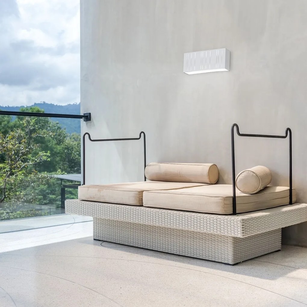 Aplica LED pentru iluminat exterior cu protectie IP65 alb Maribor 8874 RX