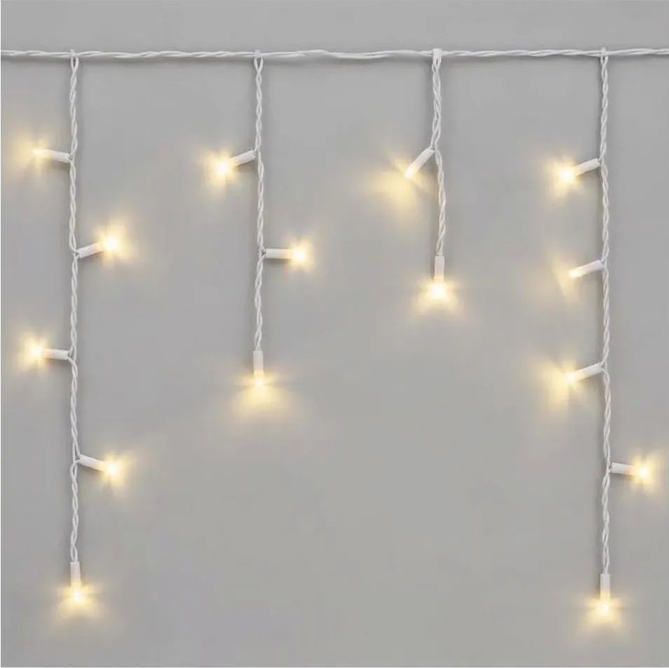 LED ghirlandă de exterior 50xLED/3x0,4m IP44 alb cald