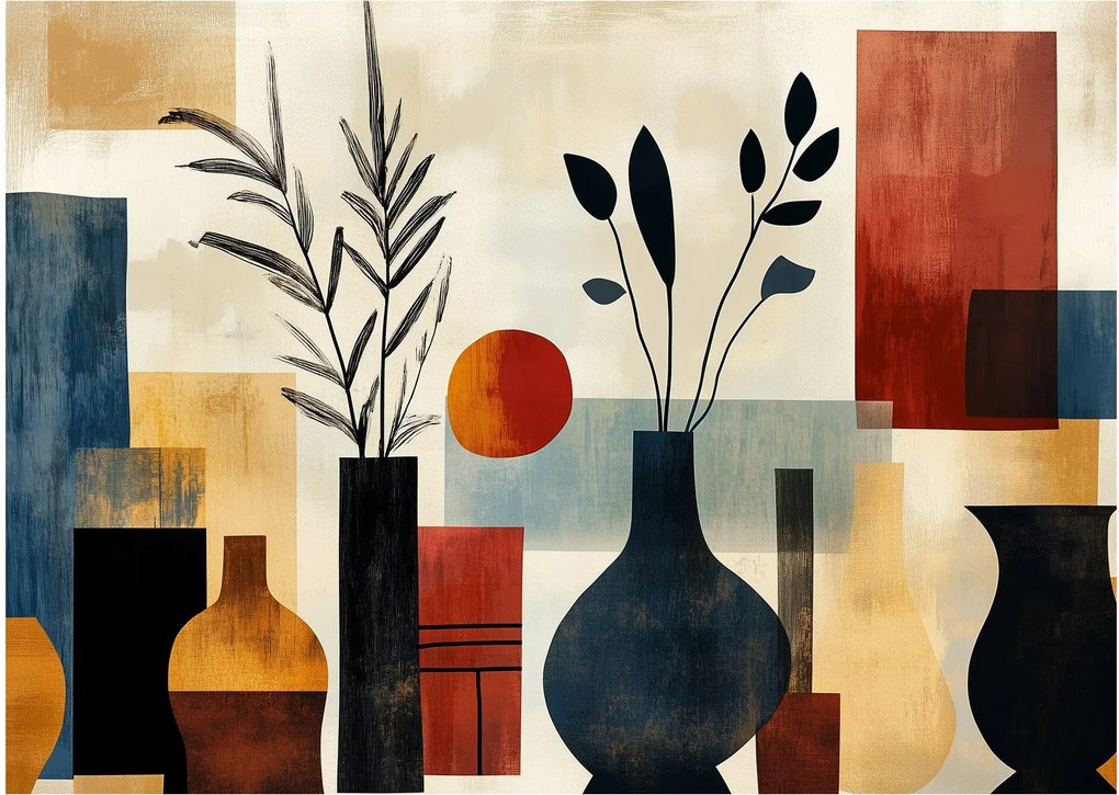 Tablou - Vaze cubiste (70x50 cm)