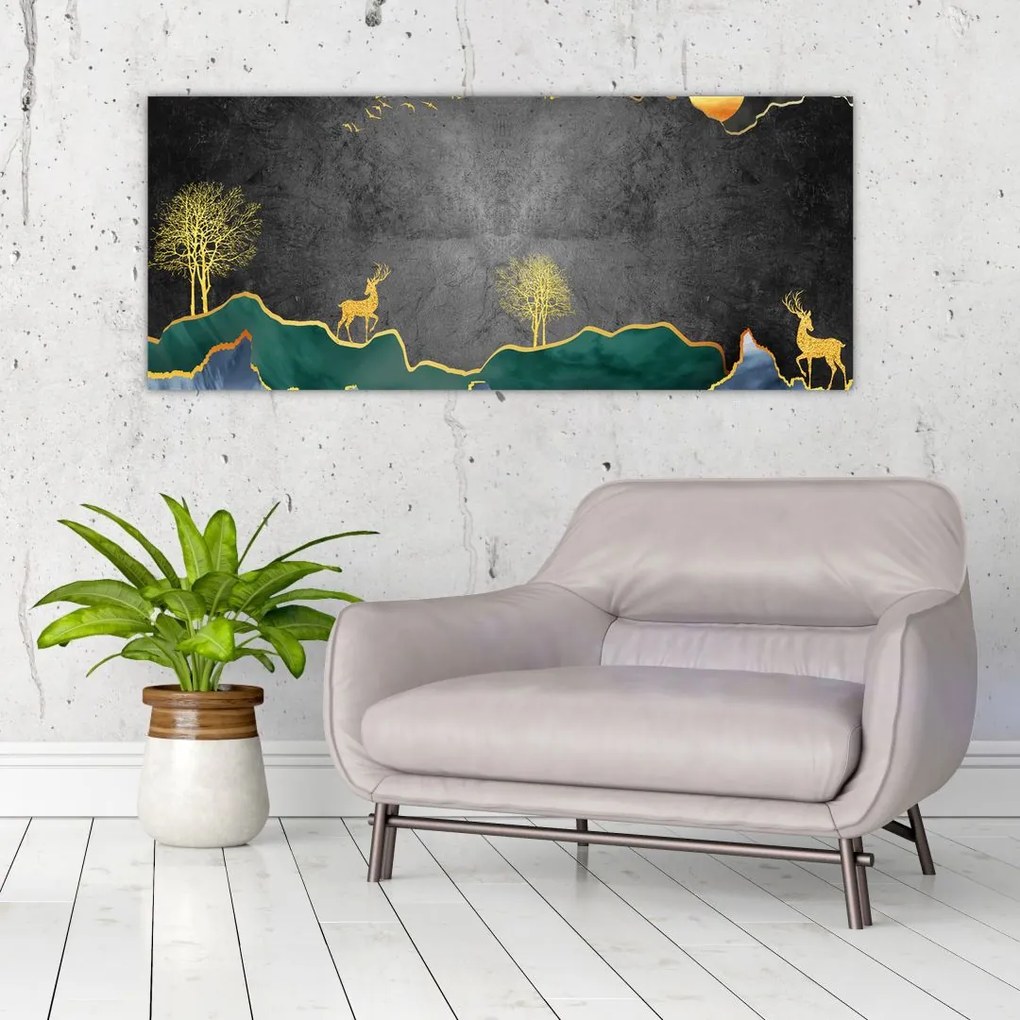 Tablou - Munții (120x50 cm)