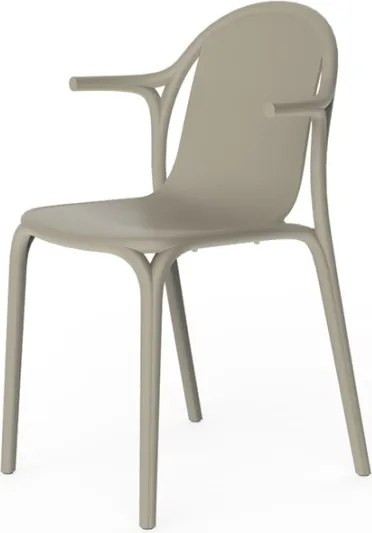 Set de 4 scaune cu brate de exterior / interior design modern premium BROOKLYN CHAIR with armrests 65038 Vondom