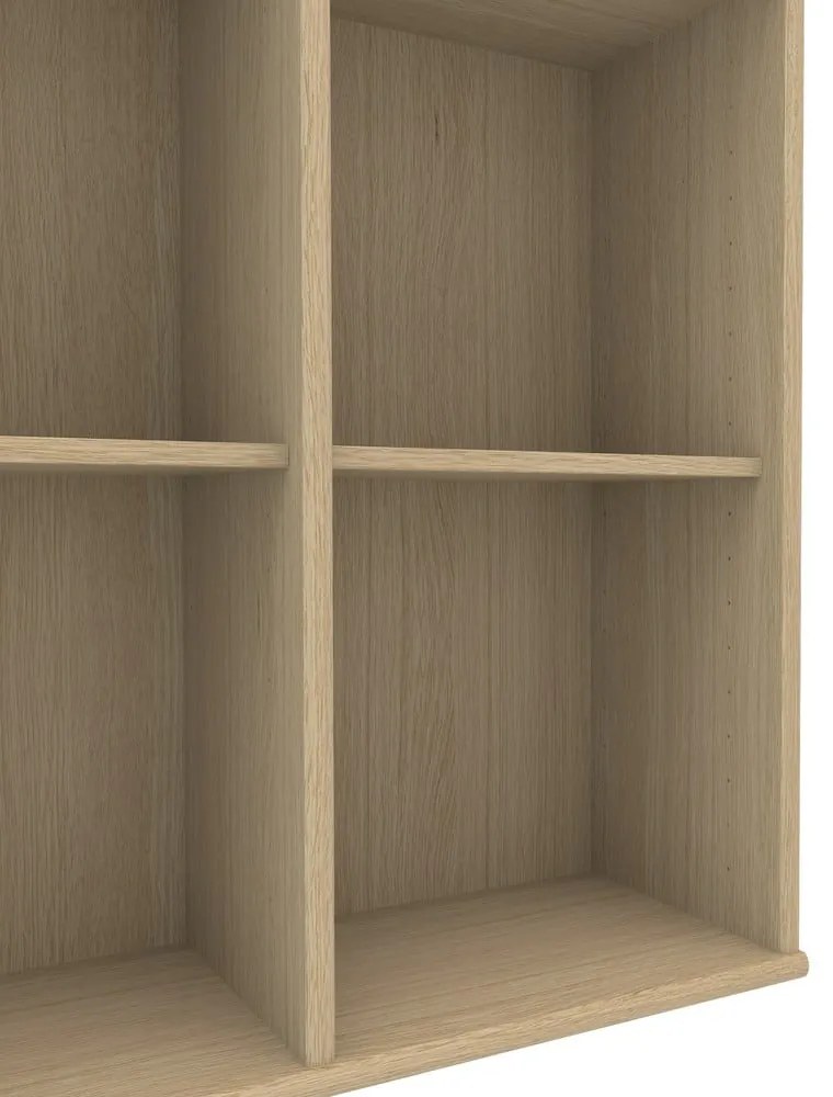 Etajeră / bibliotecă de perete cu aspect de lemn de stejar Mistral 025