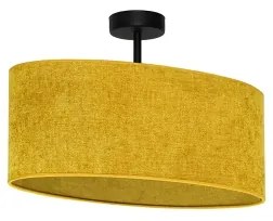 Lustră aplicată Duolla OVAL 1xE27/15W/230V maro