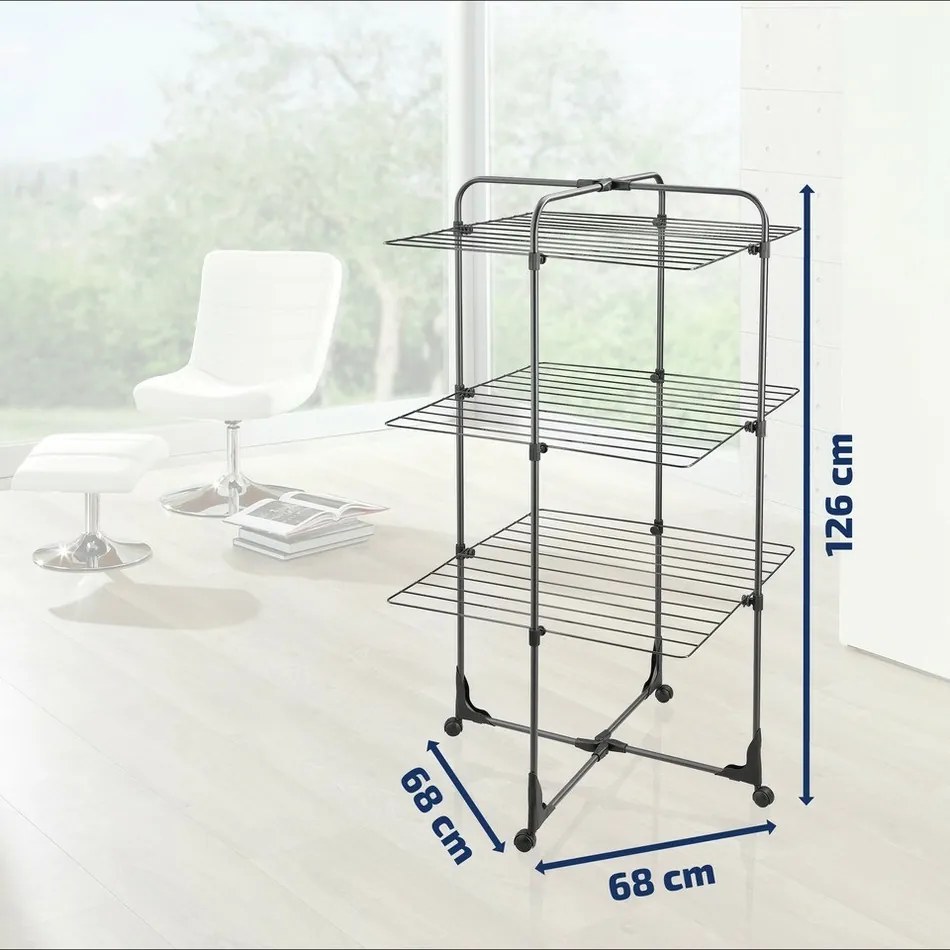Uscător de rufe Leifheit Classic Tower 270 BLACK
