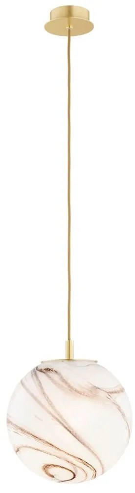 Lustra/Pendul design modern ALMIROS 25cm alama