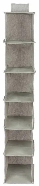 Organizator de haine agatat 30 x 18 x 94 cm, gri