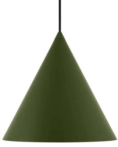 Pendul cu cablu ETNA II, 1xE27/15W/230V, Ø25 cm, verde