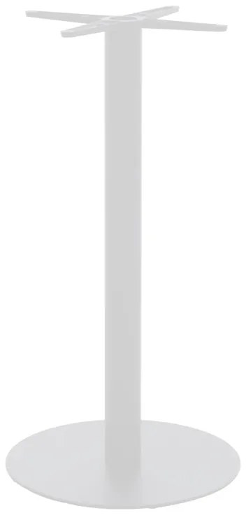 Stalp picior suport blat masa bar metal alb-negru 40x40x108 cm