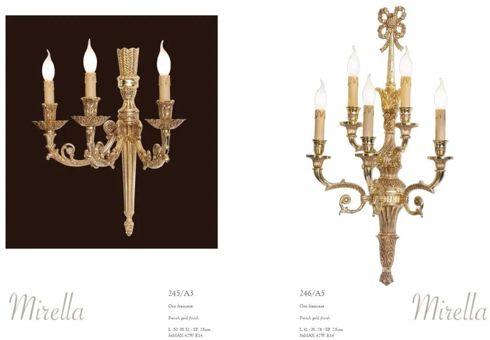 Aplica de perete LUX realizata manual Mirella