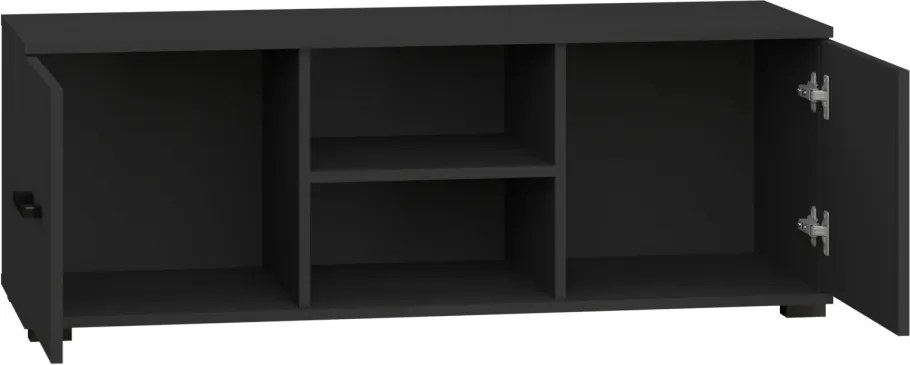 Comodă TV Frazio TV Stand – 120x40x44 cm – Negru