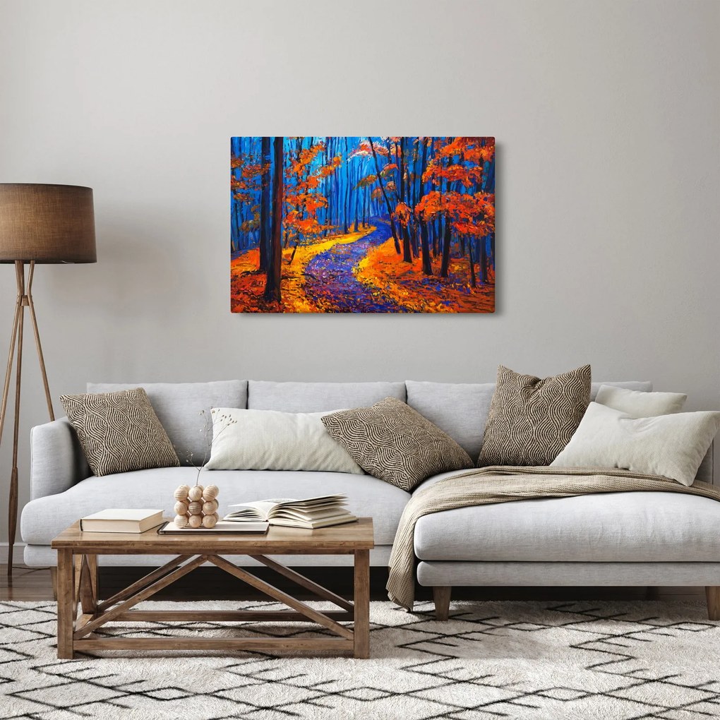 Tablou - Pădurea toamna (90x60 cm)