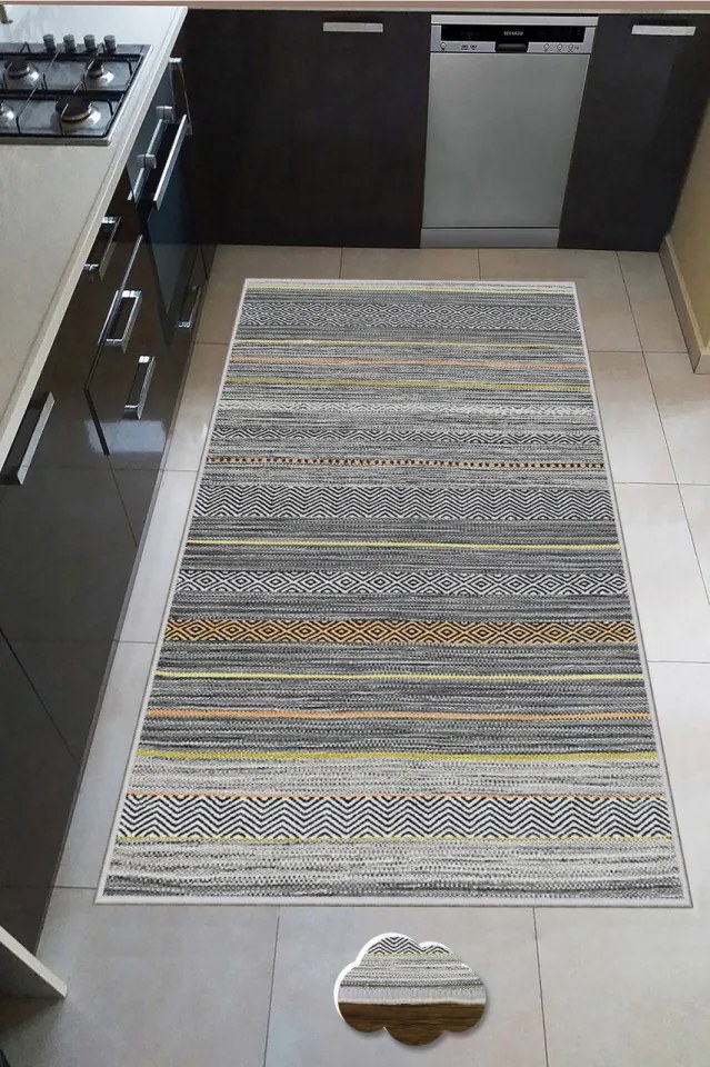 Covor Bucatarie WOOKECE248, 60 x 100 cm, Multicolor