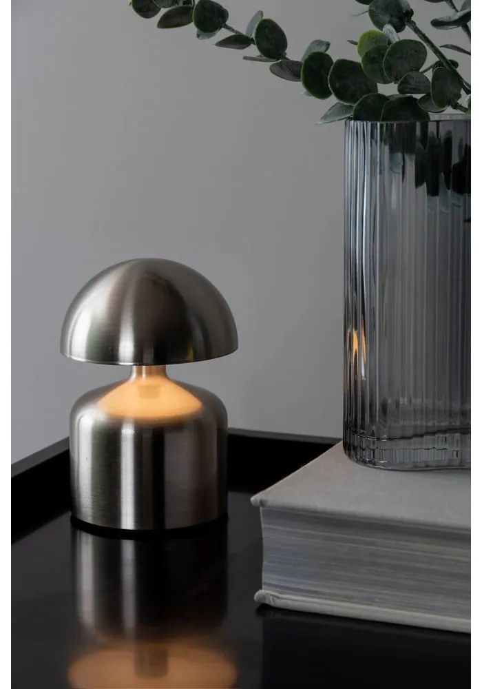 Veioză gri LED (înălțime 15 cm) Impetu – Leitmotiv