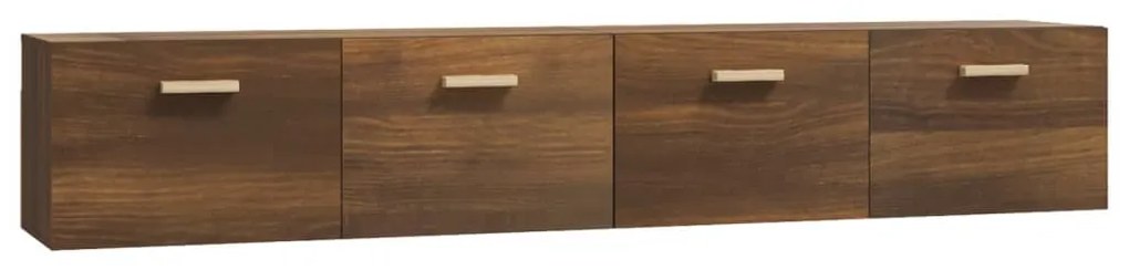 vidaXL Dulapuri perete 2 buc stejar maro 100x36,5x35 cm lemn prelucrat