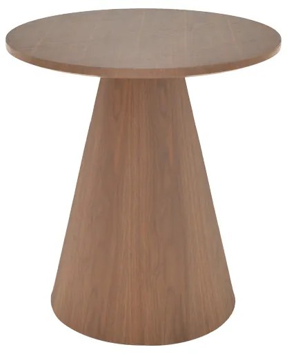 Masutea Cafea Donna MDF Nuc, Diametru 45 Cm