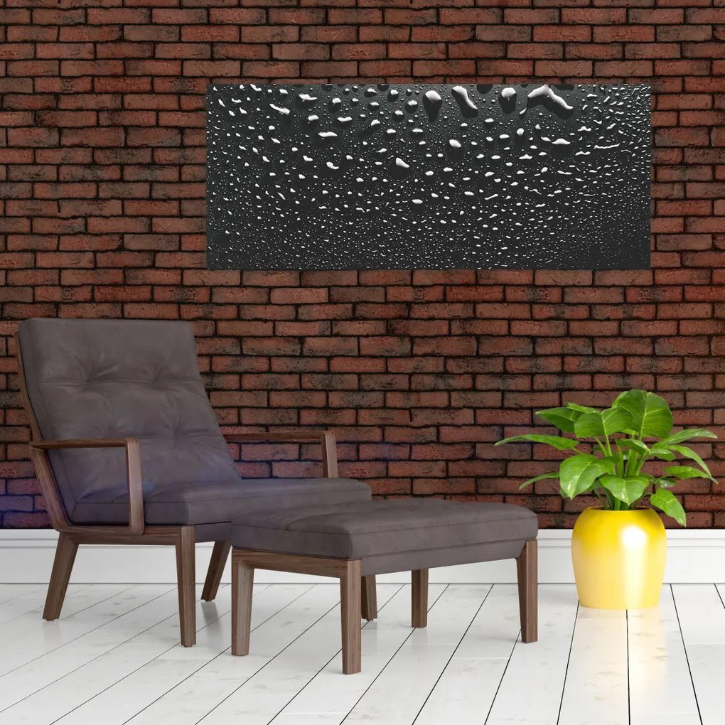 Tabloul cu picături de apă (120x50 cm)
