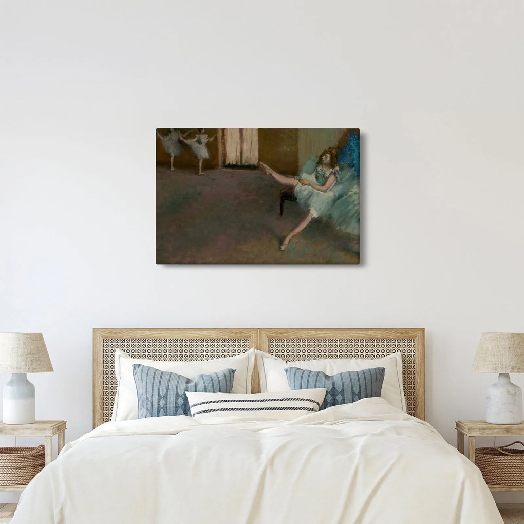 Tablou - Edgar Degas, Before the Ballet, reproducere (90x60 cm)