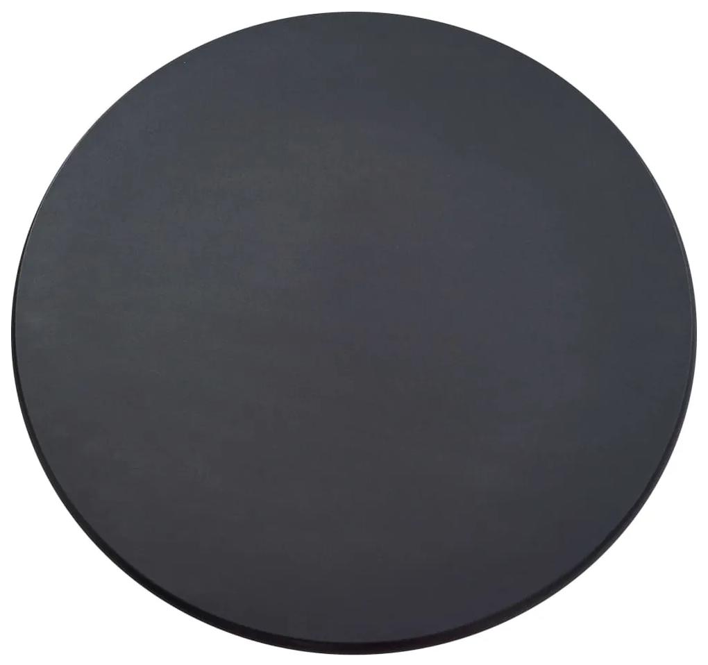 281543 vidaXL Masă de bar, negru, 60 x 107,5 cm, MDF