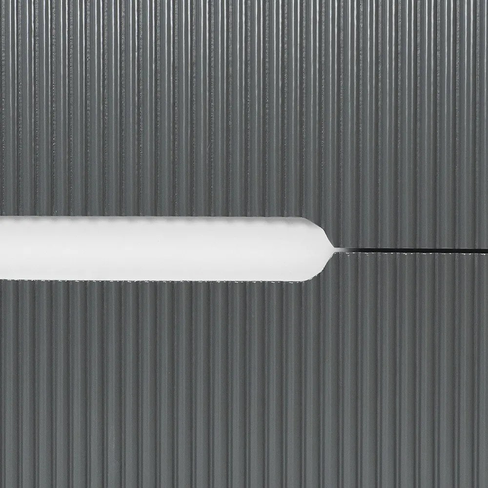 Trent 120 dulap de baie inferior cu chiuvetă ceramică (2 sertare) alb-gri antracit