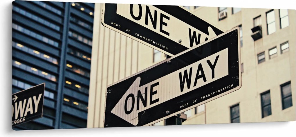Tablou - New York ONE WAY (120x50 cm)