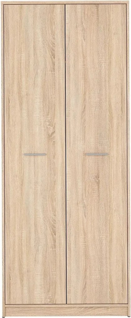 Dulap NEPO PLUS, stejar sonoma, PAL, cu 2 usi, 80x55x197 cm