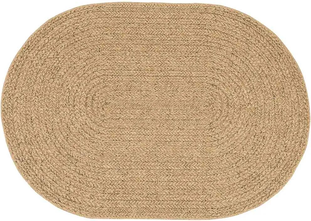 vidaXL Covor ZIZUR Maro 200 x 140 cm Polipropilenă