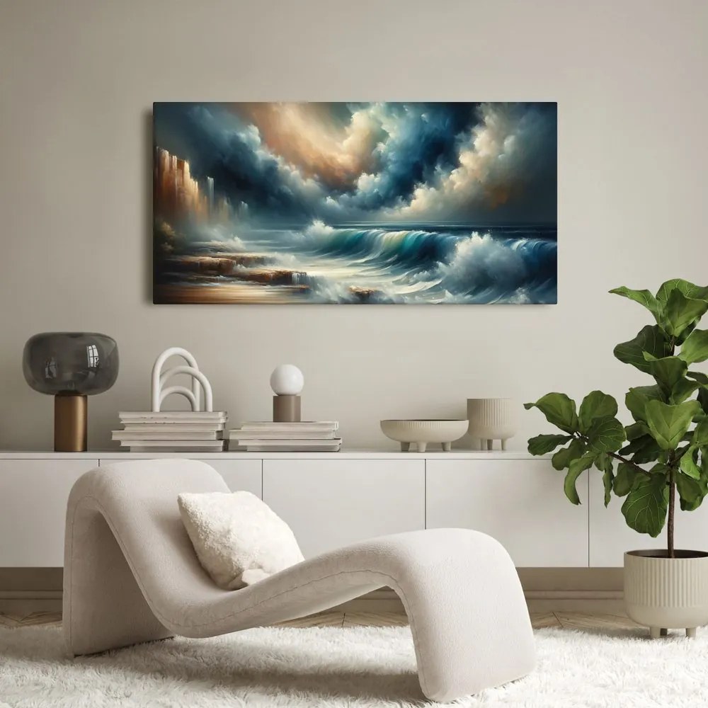 Tablou orizonturi marine dramatice