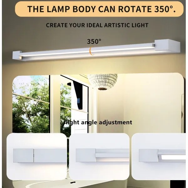 Brilagi-LED Oglindă iluminată pentru baie AQUA LINE LED/24W/230V 90 cm IP44 crom mat