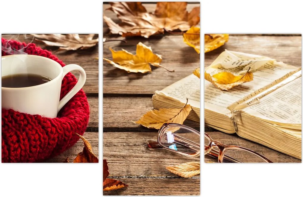 Tablou - Ceainărie de toamnă (90x60 cm)