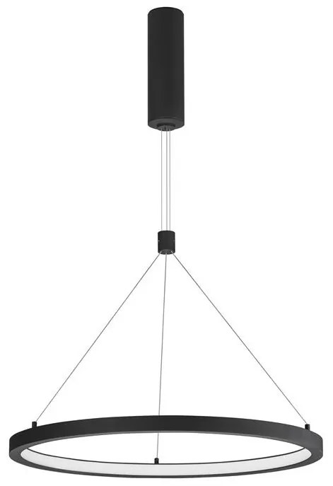 Lustra LED design modern circular EMPATIA I negru NVL-9172635