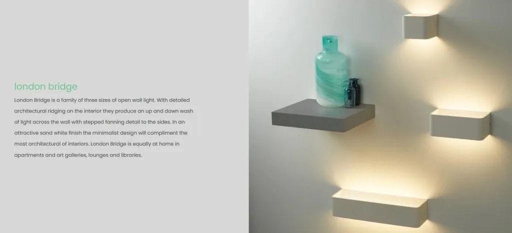 Aplica LED ambientala design minimalist London Bridge