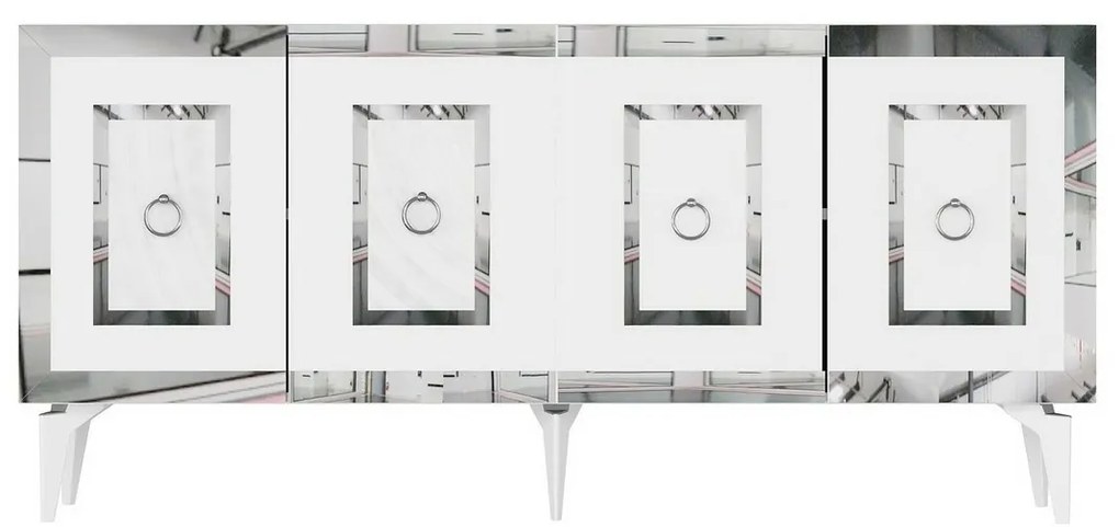 Dulap Karya White and Silver