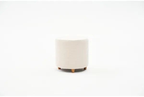 Taburet KIMA Ø 40 cm, crem