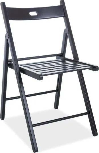 Scaun din lemn negru SMART II