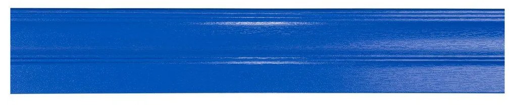 Sina perdea tavan din pvc, 2 canale,  albastra , cu toate accesoriile incluse - 200 cm