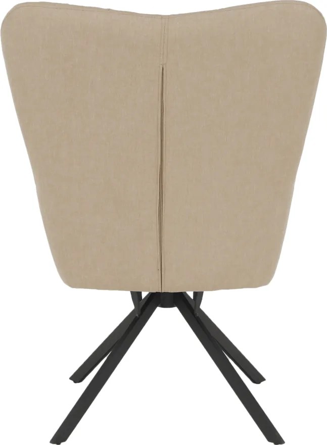 Scaun de design ţesătură bej, KOMODO