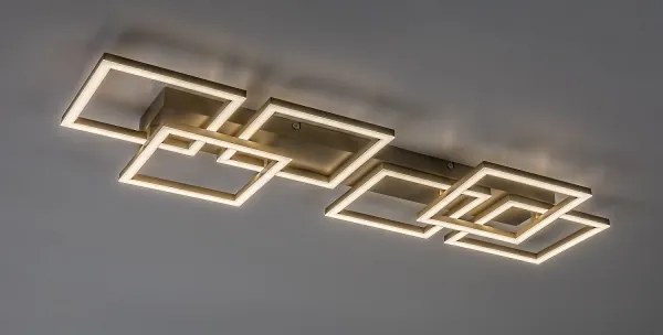 Rabalux 71500 - Plafonieră LED reglabilă FATMA 40W/230V 3000-6500K 33x100 cm bej+telecomandă