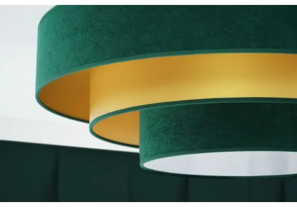 Plafonieră LED Duolla LUNETA LED/26W/230V d. 60 cm 4000K verde/auriu