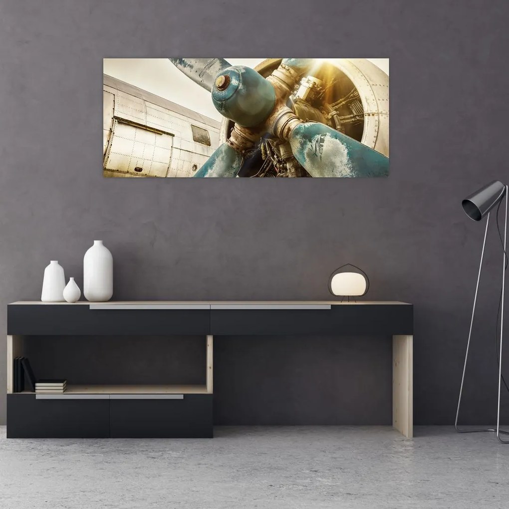Tablou - Elice de avion vechi (120x50 cm)