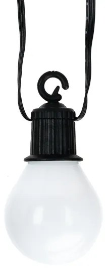 Aigostar - Ghirlandă LED inteligentă RGBICW MESH pentru exterior, 25 LED, 5 m, IP44 + telecomandă