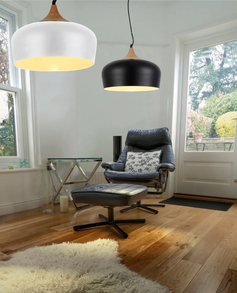 Pendul modern design nordic Parma negru