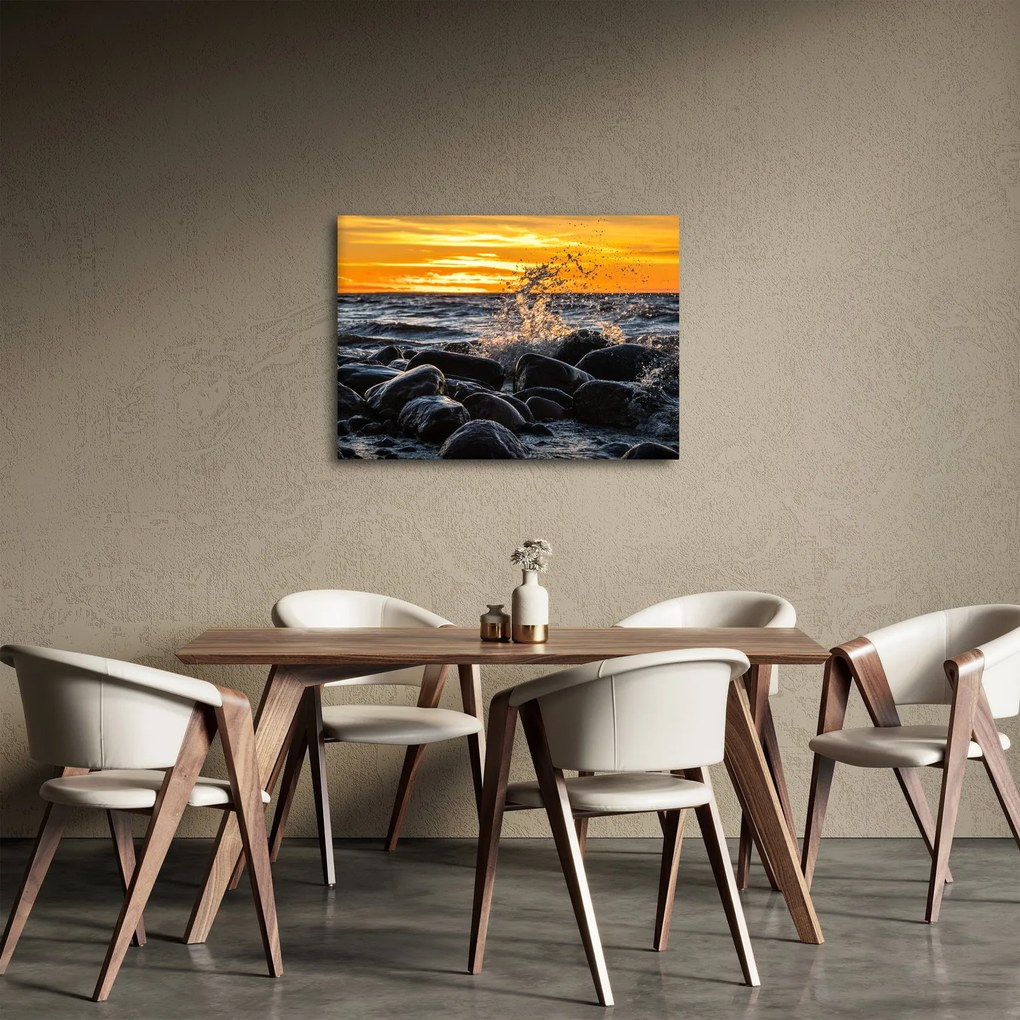 Tablou cu valurile mării (70x50 cm)
