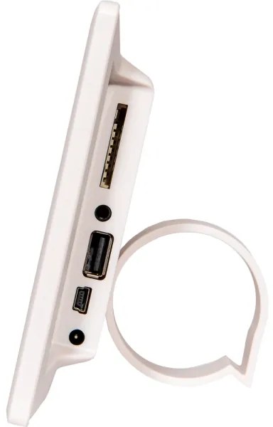 Ramă foto digitală cu difuzor 230V albă Sencor + telecomandă