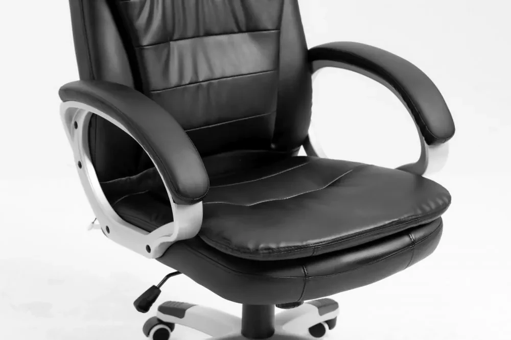 Scaun Directorial cu Masaj, Telecomanda, Piele Ecologica, SIB 7304M, Negru