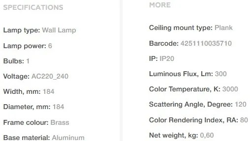 Aplica de perete cu lumina ambientala LED Jupiter, diametru 18,4cm