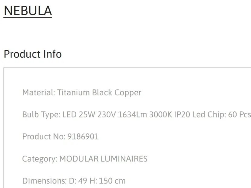 Lustra LED suspendata design modern NEBULA